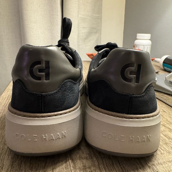 COLE HAAN GP TOPSPIN SNEAKER BLACK DRIZZLE - LEATHER SHOES - STYLE C40373 BNWT! main image 11